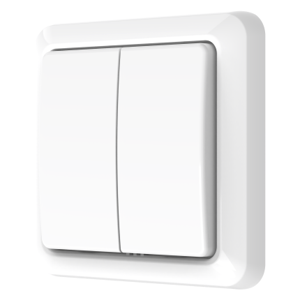 WST-2403 2-Gang Wall Switch with Delay-Off Timer